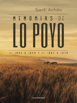 cover image of Memorias de Lo Poyo de 1954 a 1958 y de 1967 a 1976